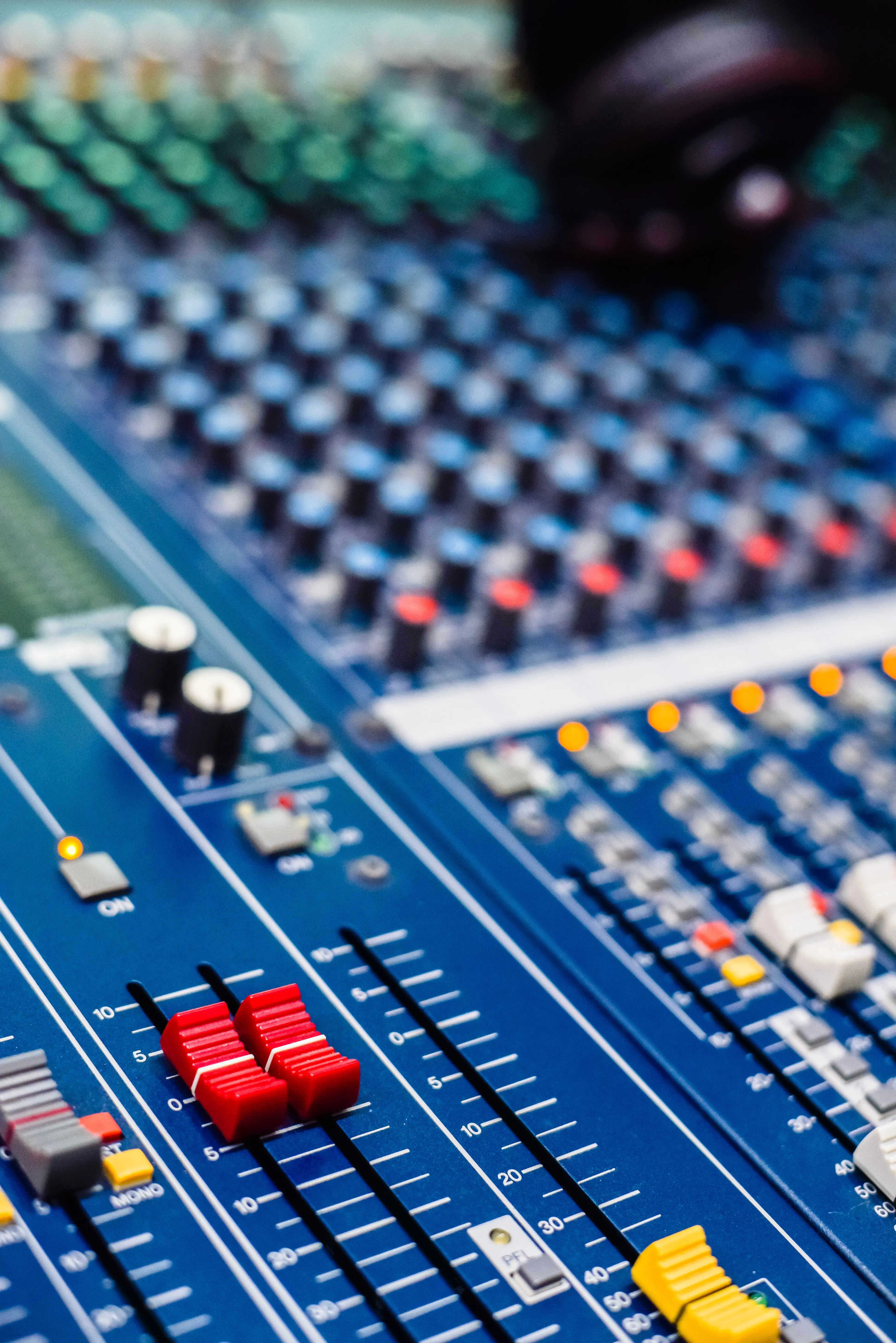 High Angle View Computer Keyboard