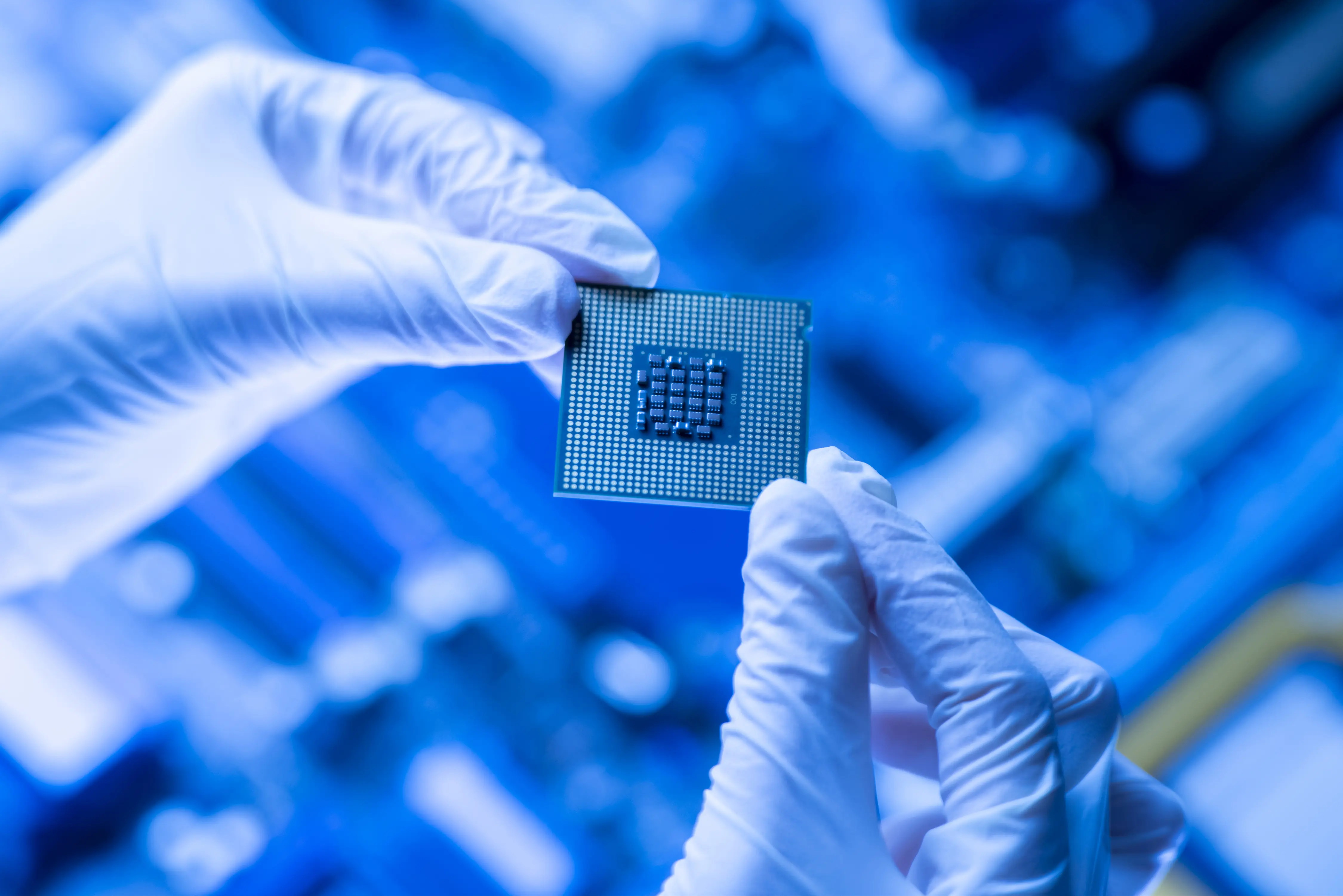 Scientific Research Laboratory New Cpu Chip Test Development